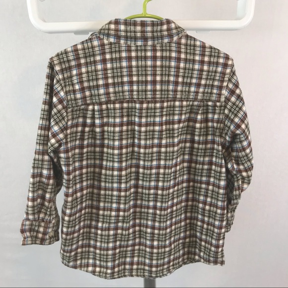 Oshkosh Boys Plaid Shirt 100% cotton size 6. - Picture 3 of 4